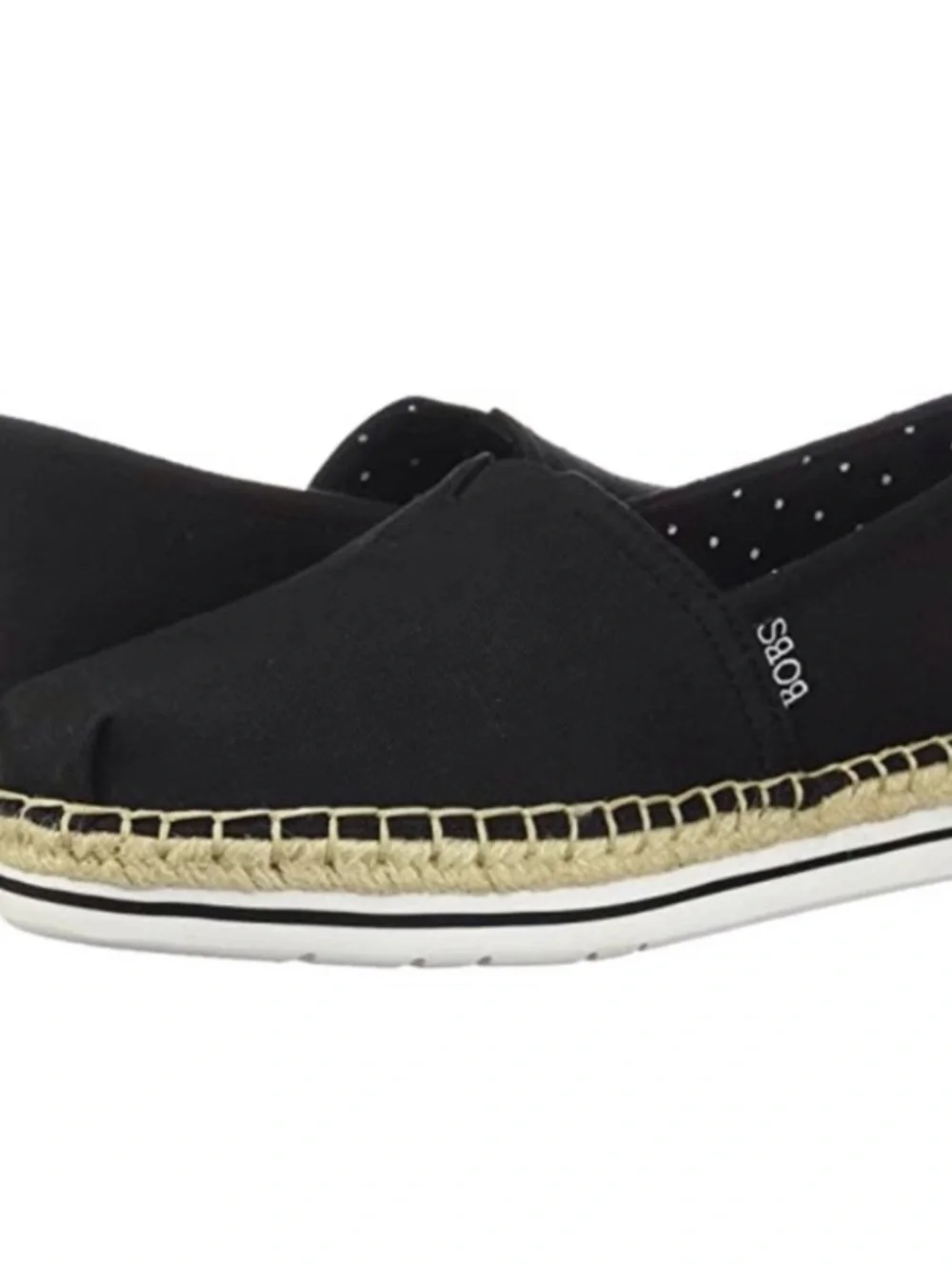 Skechers Black Slip-On Espadrille for Women Size 8.5